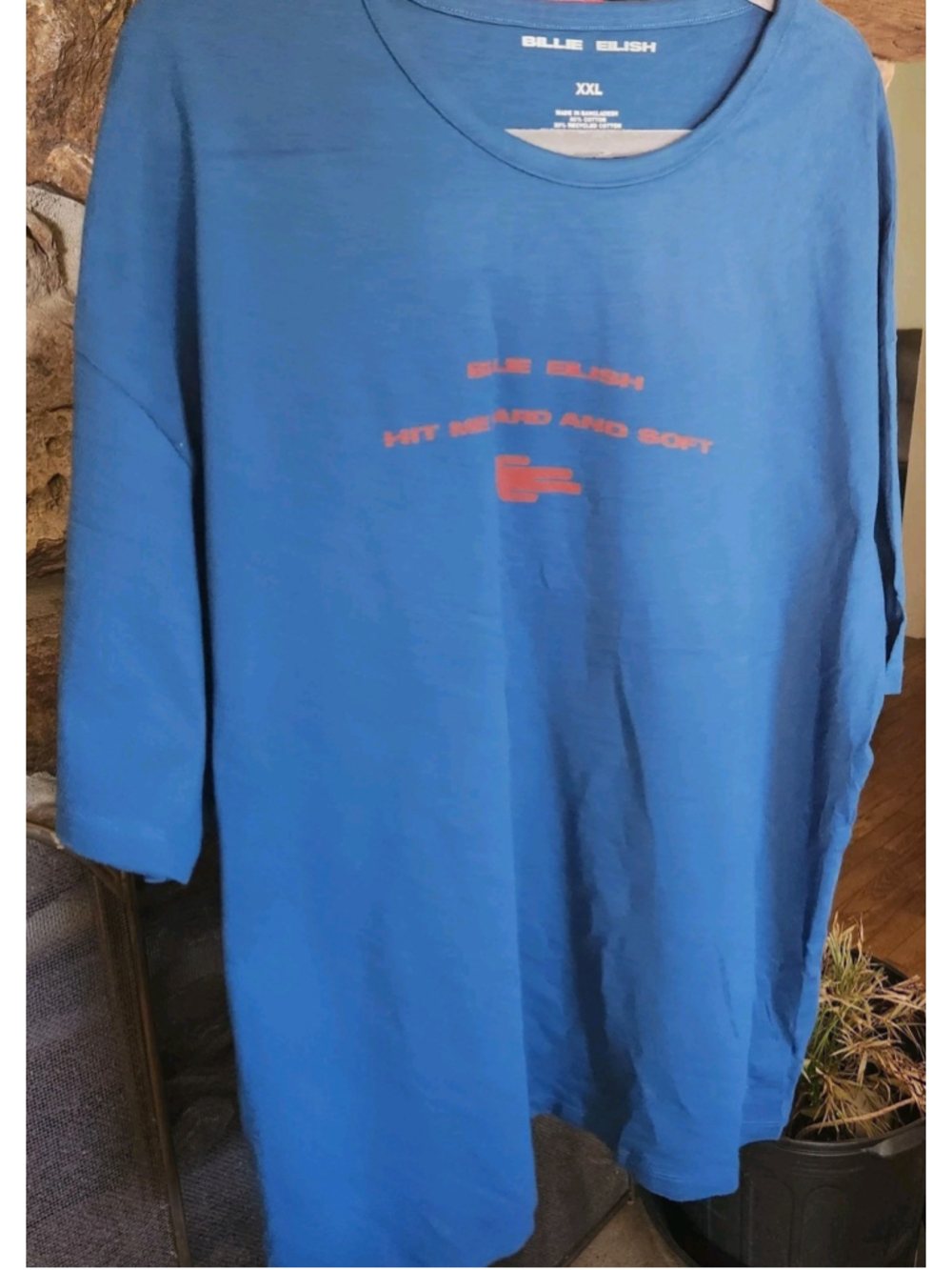 Billie Eilish Mens T Shirt 2XL Hit Me Hard & Soft Short Sleeves Concert